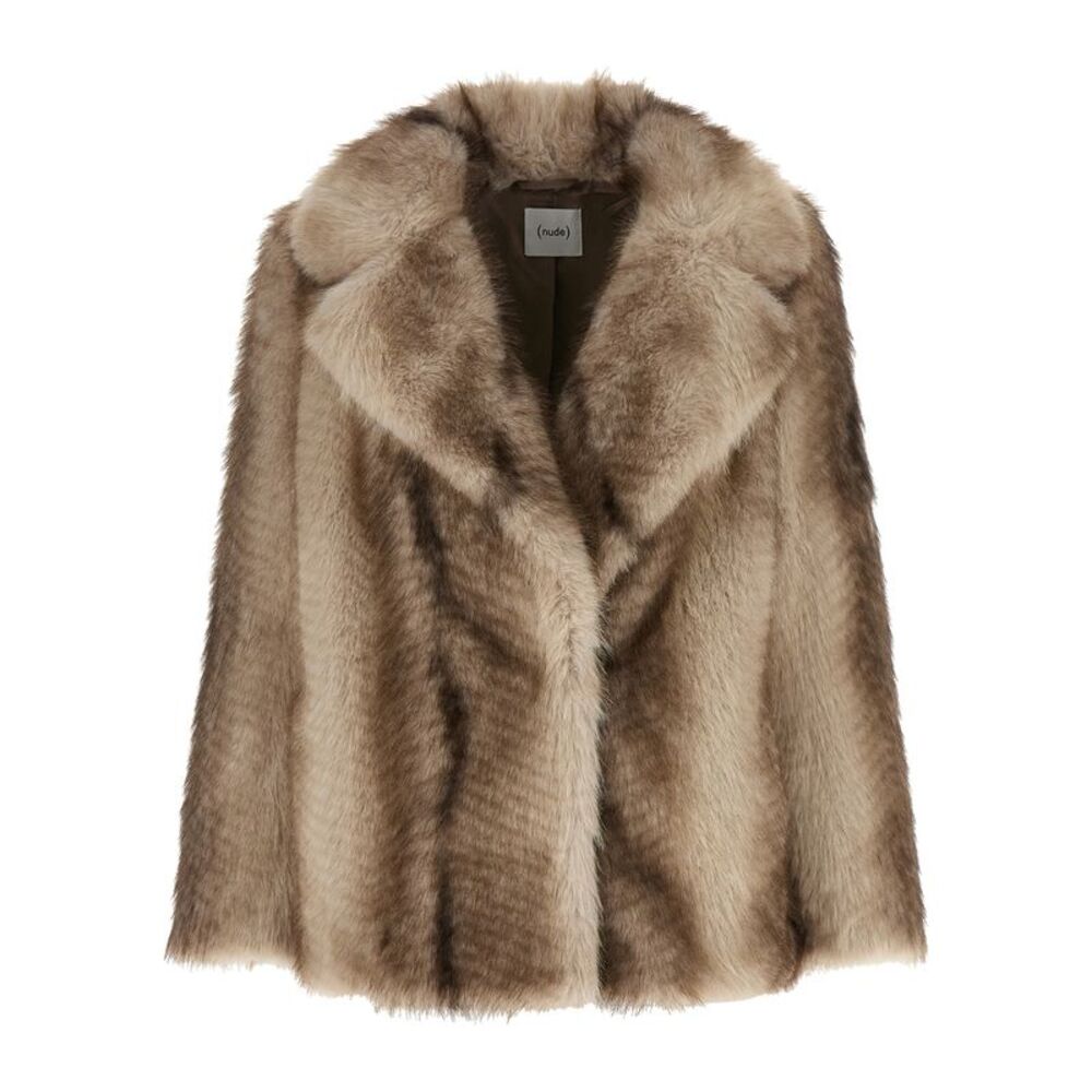 Nude Women Faux Fur Jacket